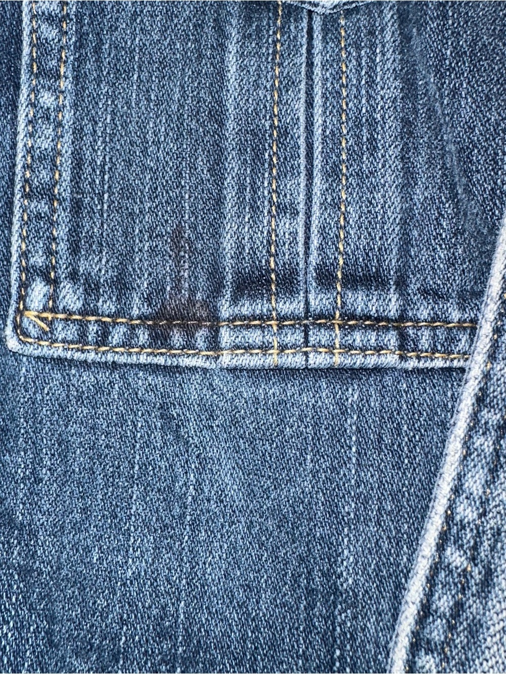 Vintage Y2K Levis Bush Jacket Full Zip Denim Jean Belted Chore Jacket Size Large - Picture 6 of 14